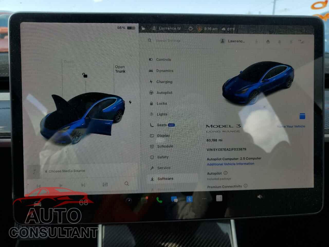 TESLA MODEL 3 2018 - 5YJ3E1EA2JF033879
