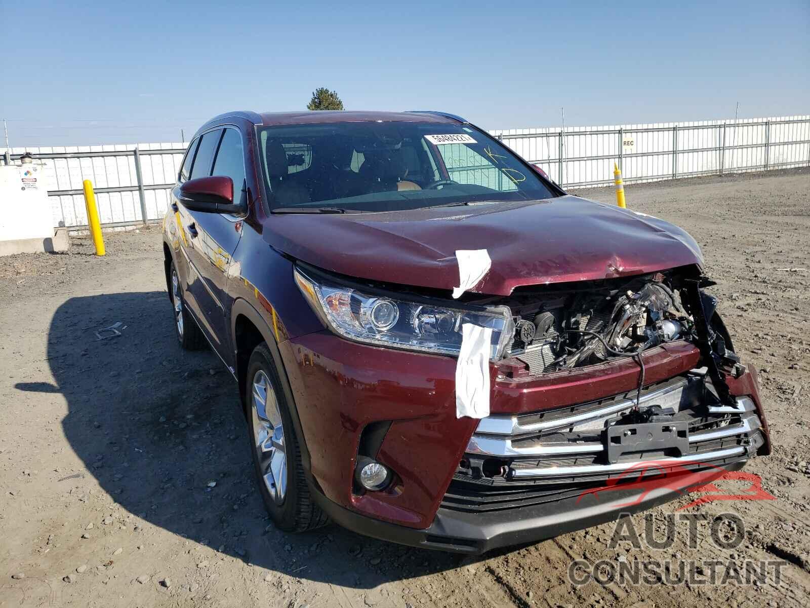 TOYOTA HIGHLANDER 2018 - 5TDDGRFH7JS051119