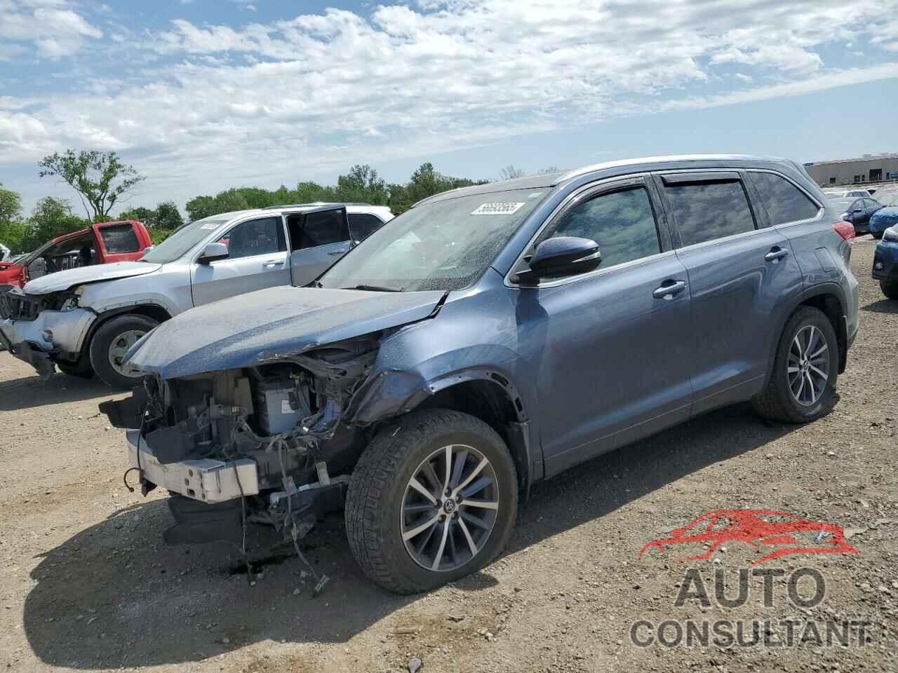 TOYOTA HIGHLANDER 2017 - 5TDJZRFH5HS518593