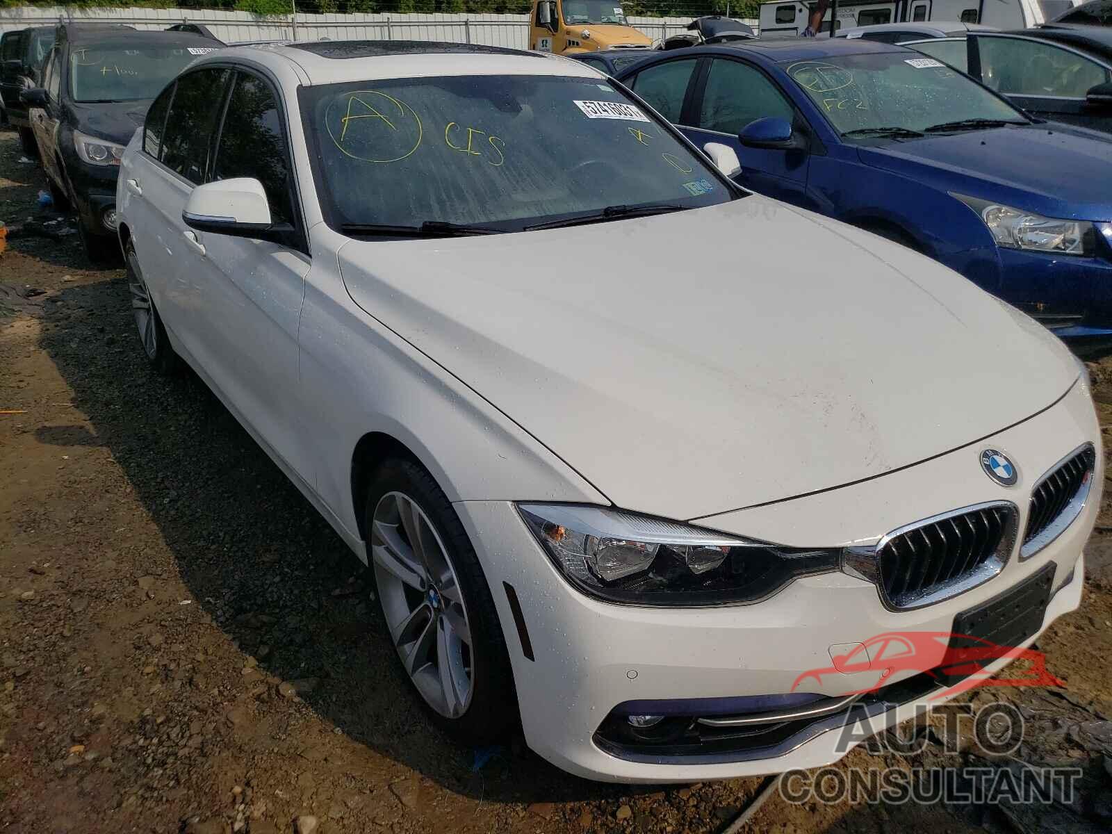 BMW 3 SERIES 2017 - WBA8D9G51HNU59904