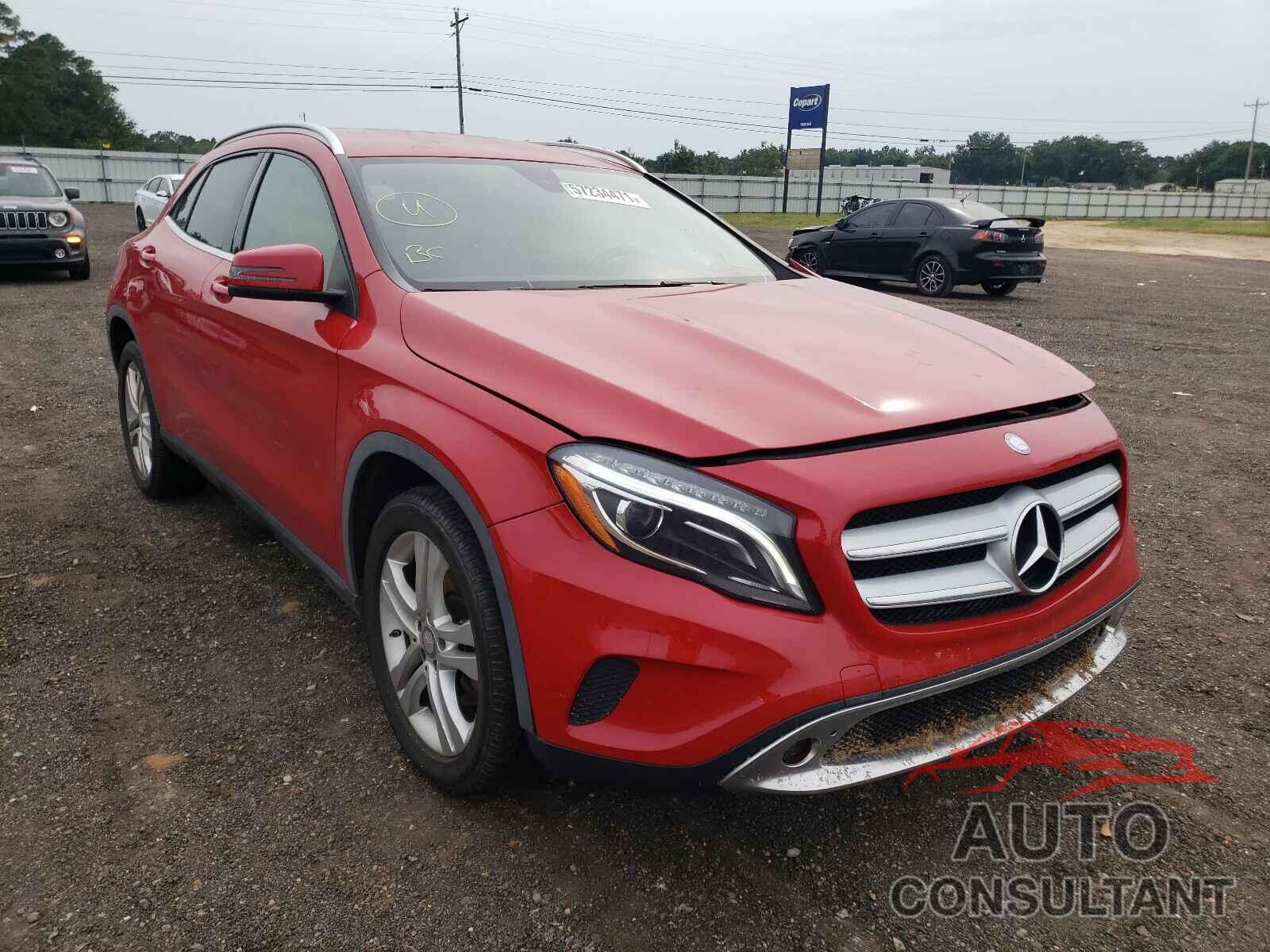 MERCEDES-BENZ GLA-CLASS 2016 - WDCTG4EBXGJ272113