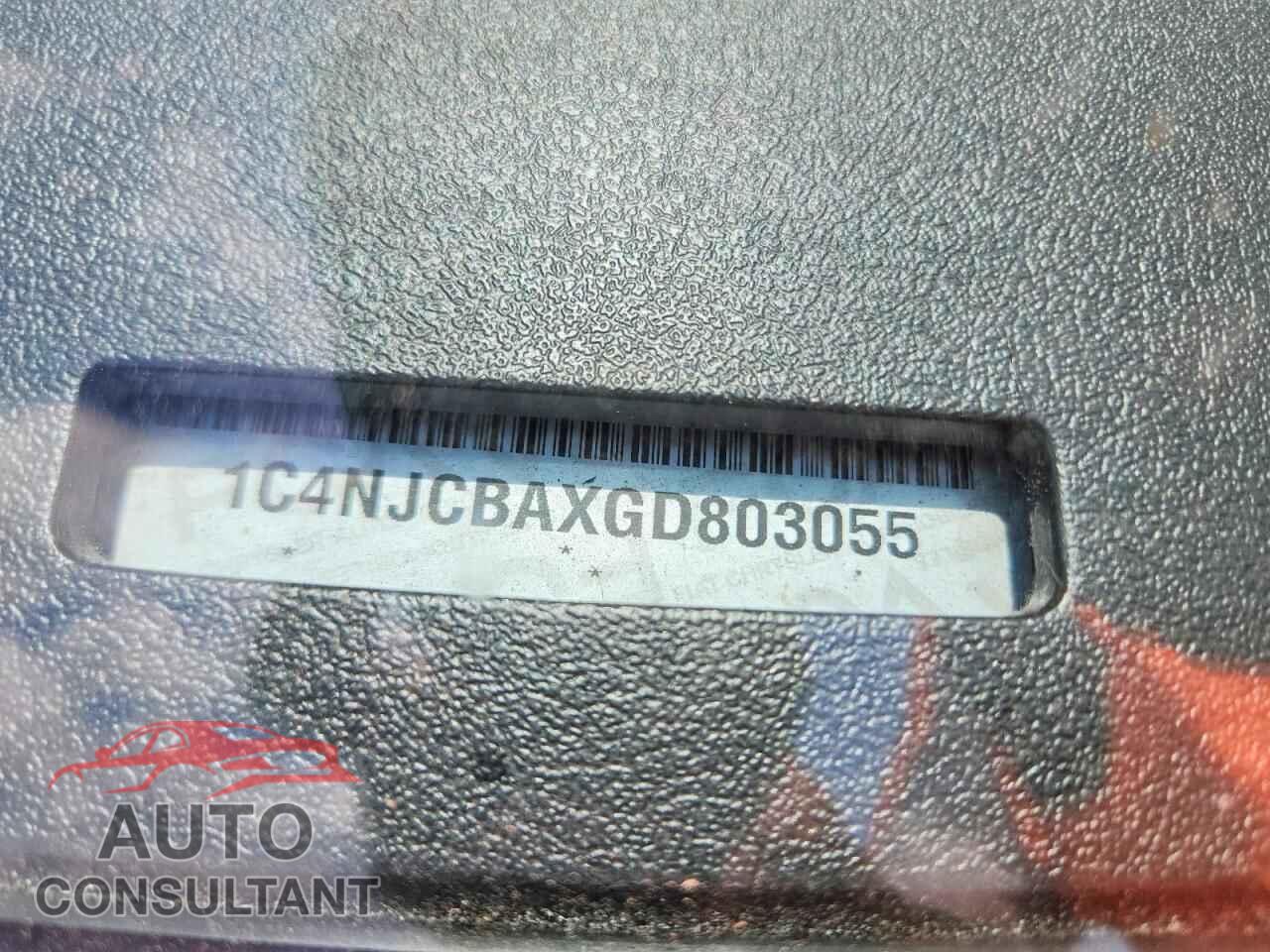 JEEP COMPASS 2016 - 1C4NJCBAXGD803055
