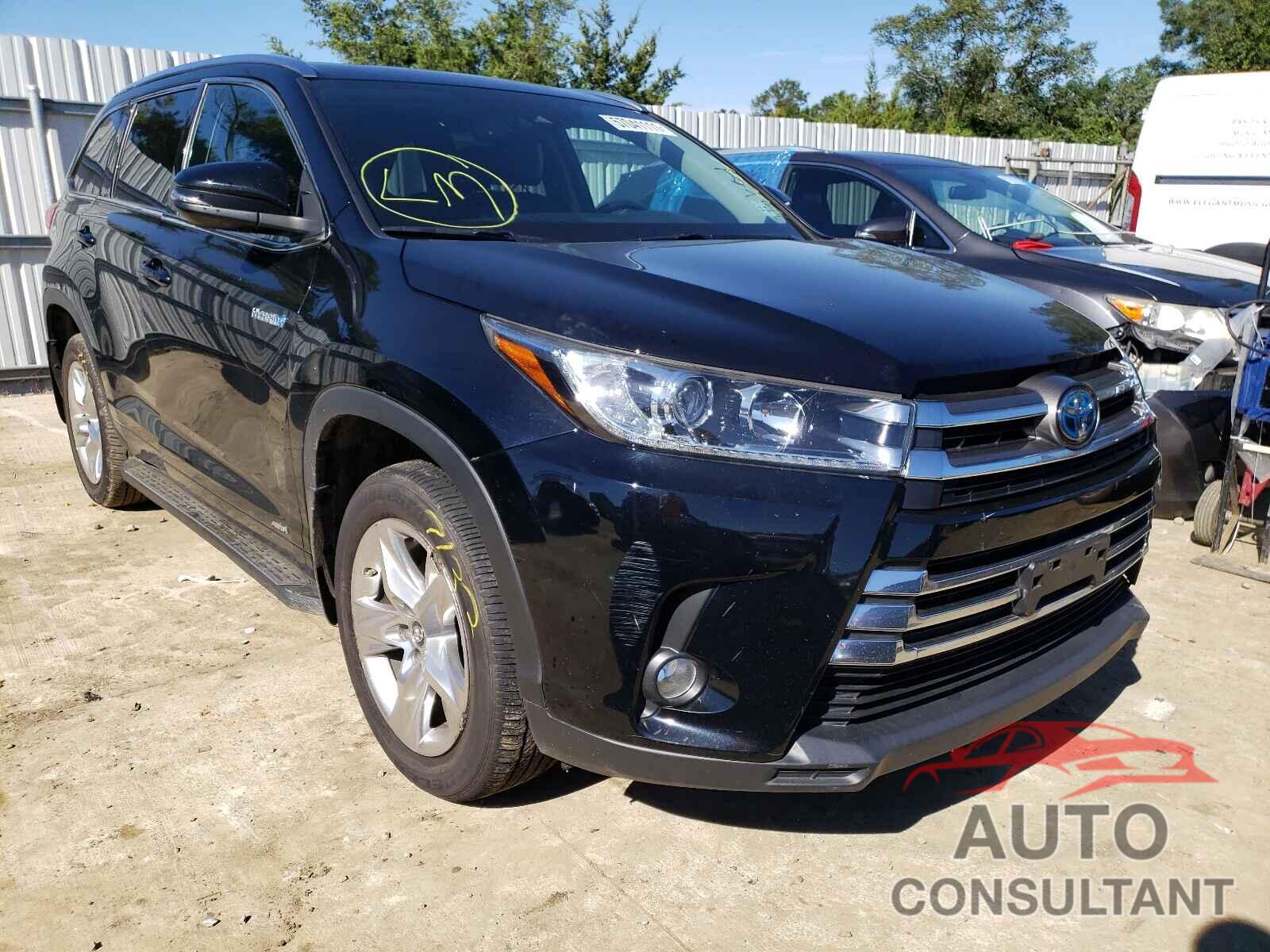 TOYOTA HIGHLANDER 2018 - 5TDDGRFH5JS037378