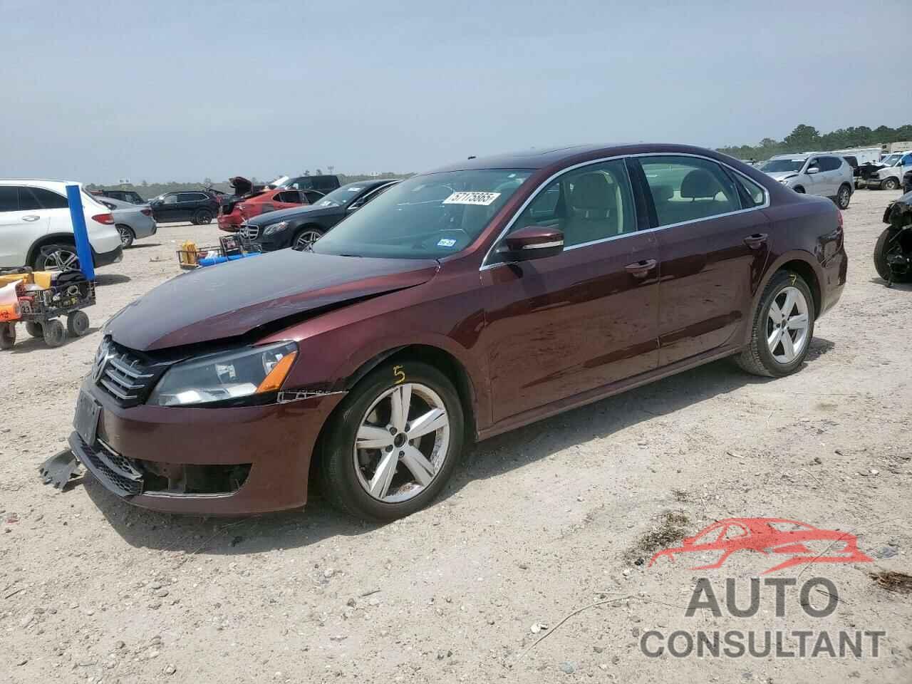 VOLKSWAGEN PASSAT 2013 - 1VWBN7A32DC005696