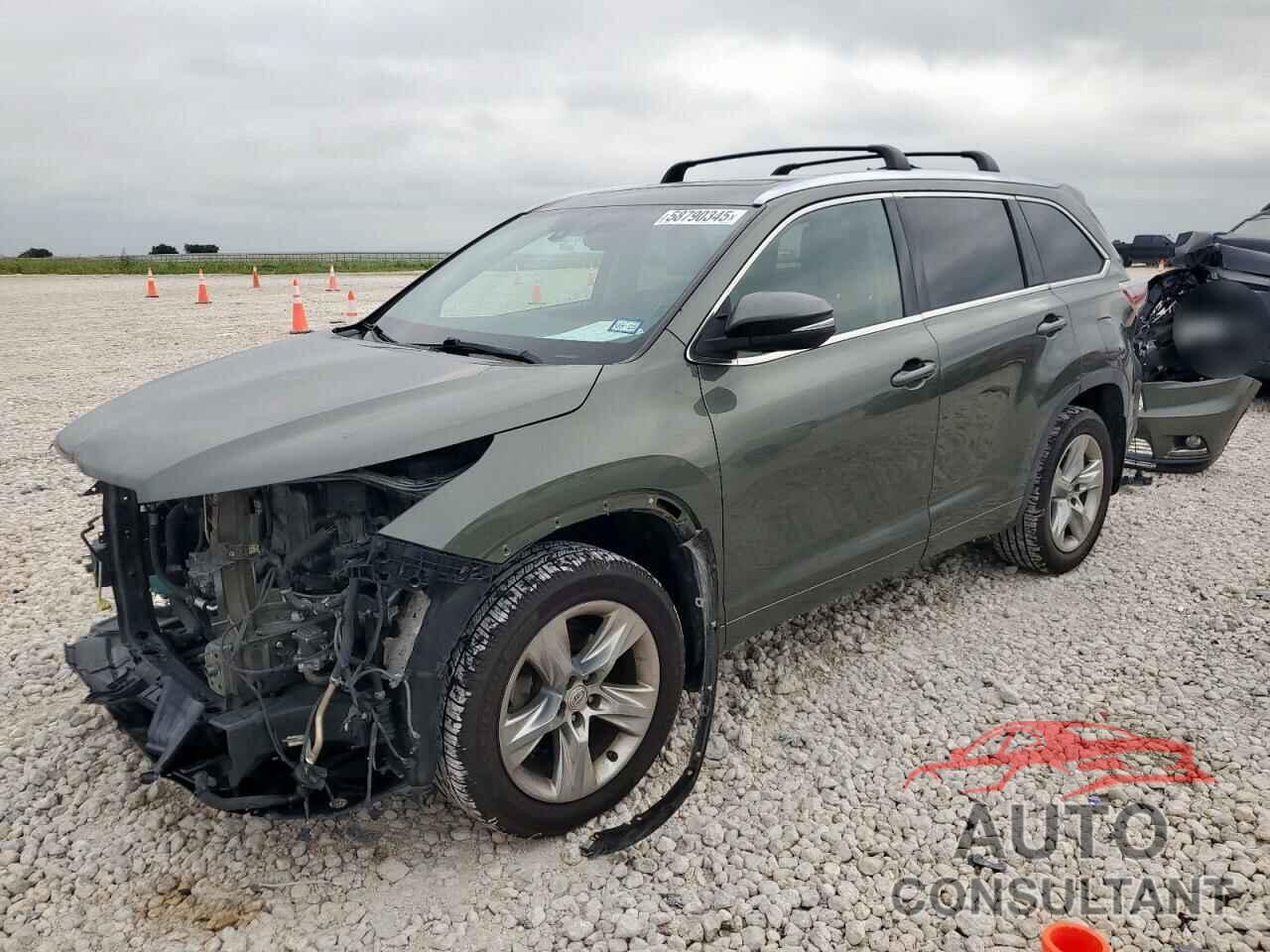 TOYOTA HIGHLANDER 2015 - 5TDDCRFH8FS010386