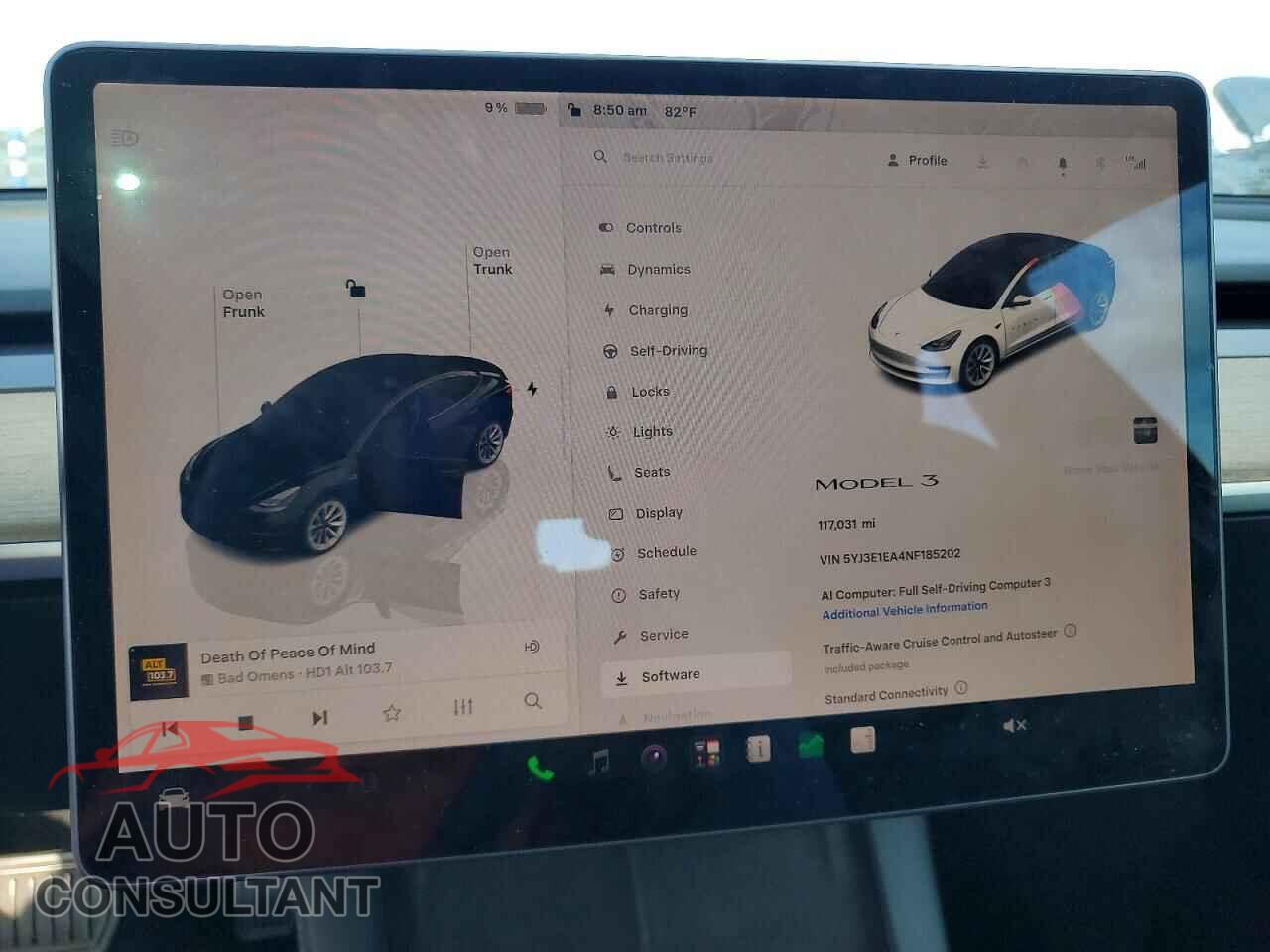TESLA MODEL 3 2022 - 5YJ3E1EA4NF185202
