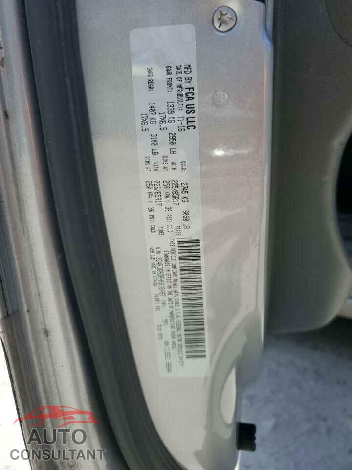 DODGE CARAVAN 2017 - 2C4RDGBG0HR618497