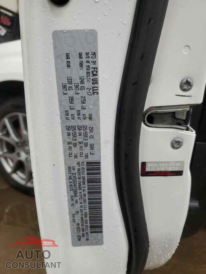DODGE JOURNEY 2017 - 3C4PDDEG4HT596843