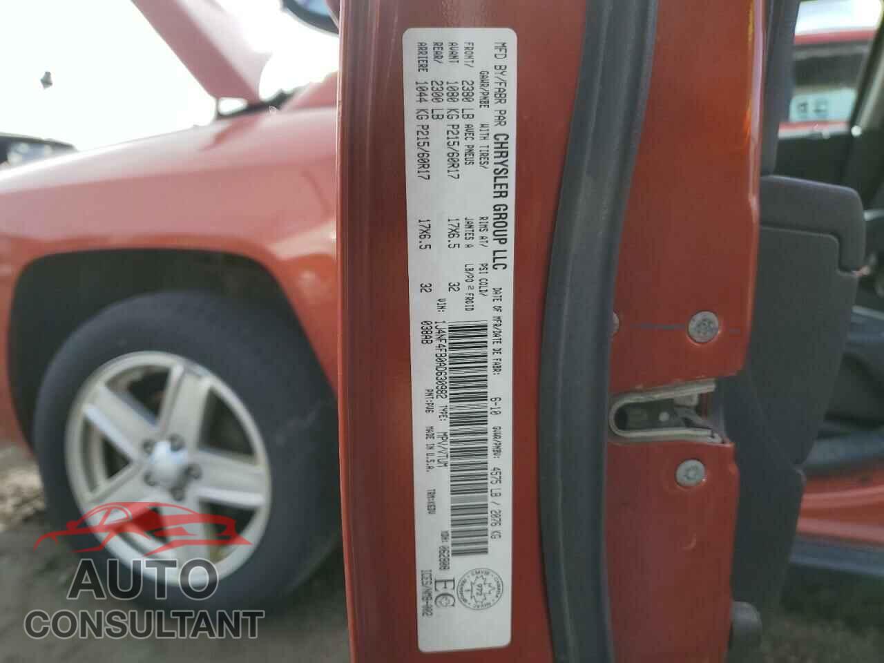 JEEP COMPASS 2010 - 1J4NF4FB0AD630982