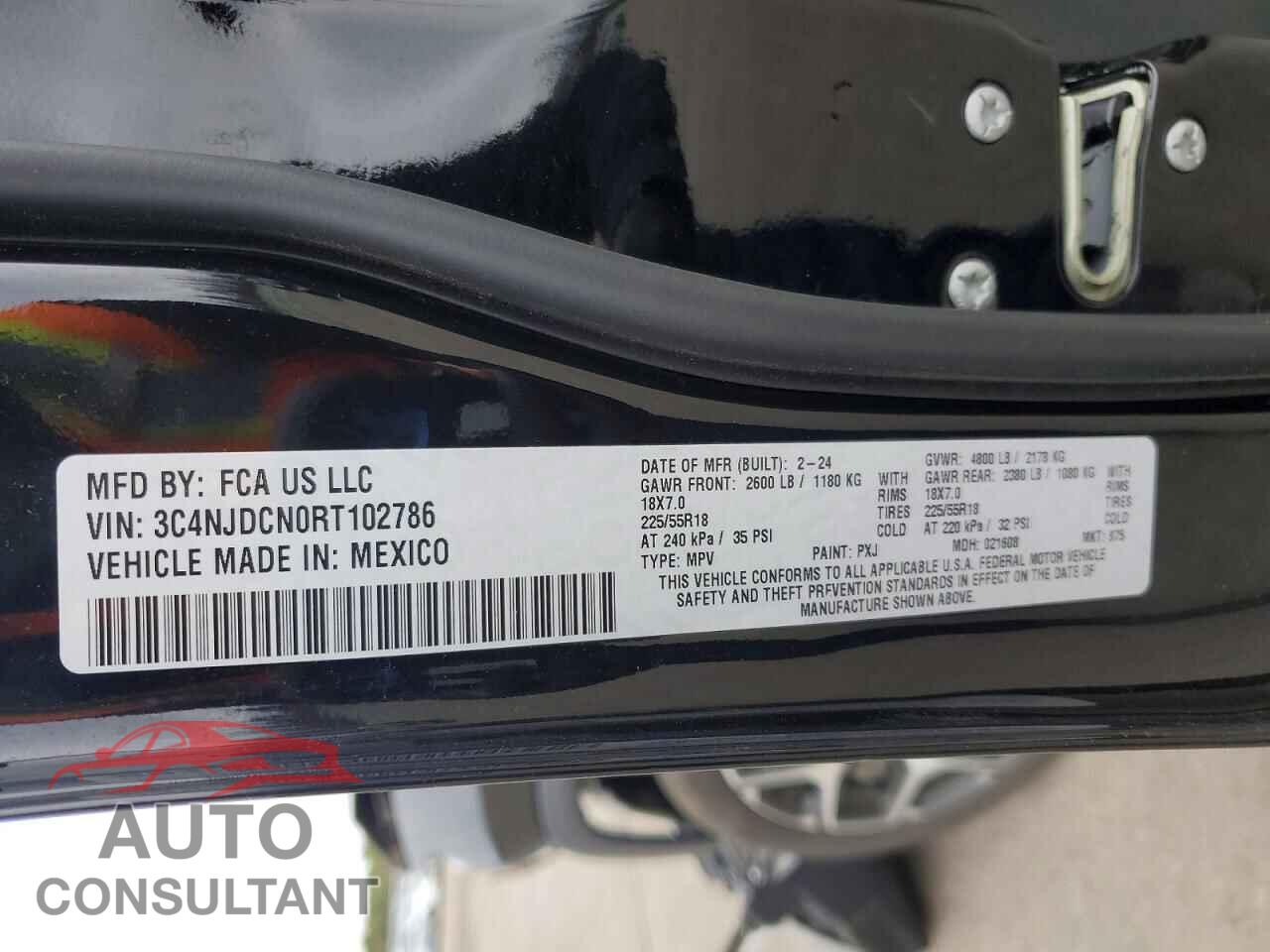 JEEP COMPASS 2024 - 3C4NJDCN0RT102786