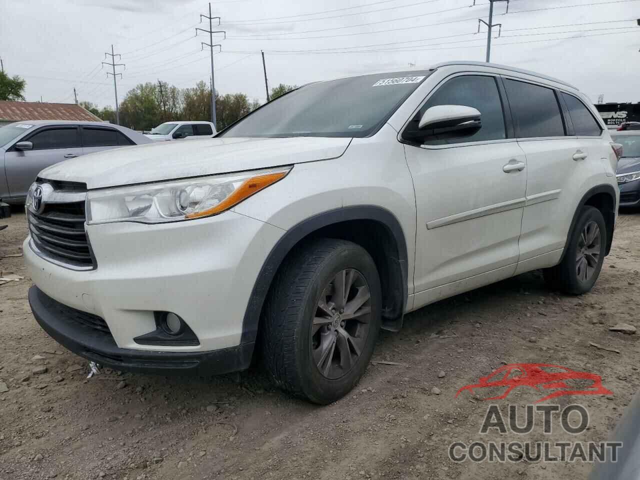 TOYOTA HIGHLANDER 2014 - 5TDJKRFH2ES037975