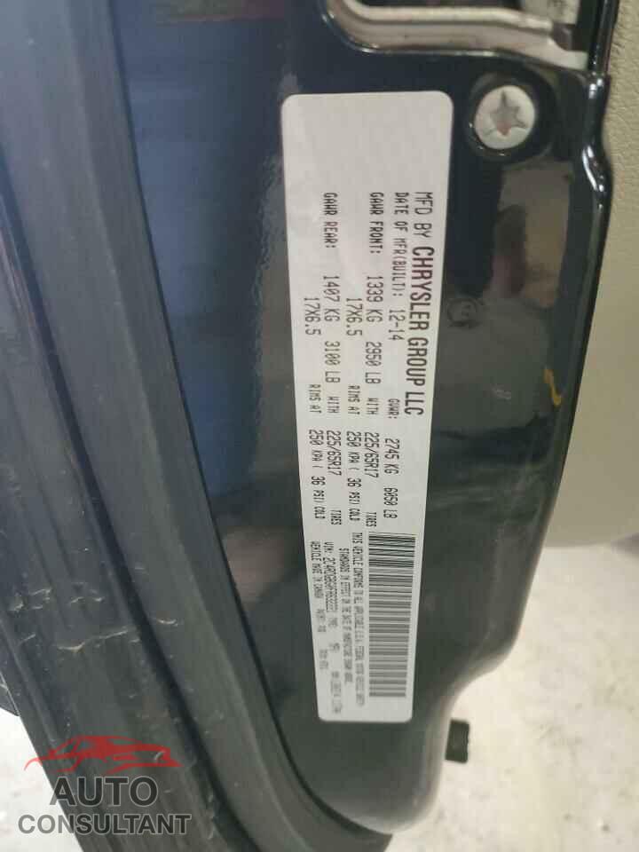DODGE CARAVAN 2015 - 2C4RDGBG0FR632221