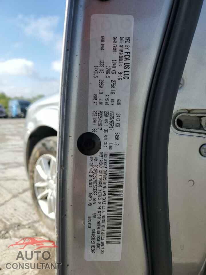 DODGE JOURNEY 2017 - 3C4PDCBG7HT523366