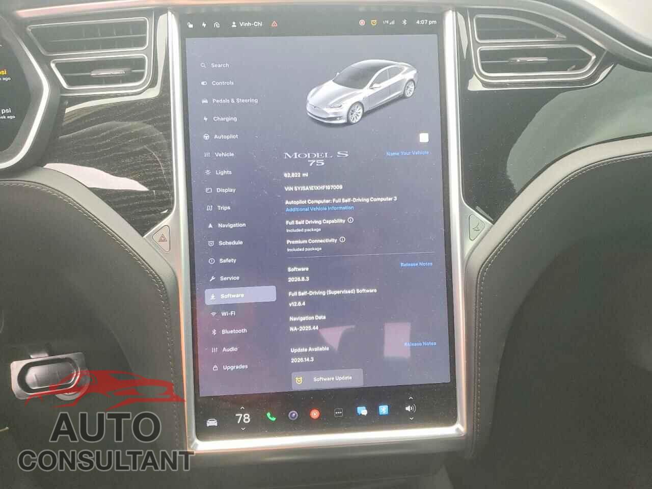 TESLA MODEL S 2017 - 5YJSA1E1XHF197009