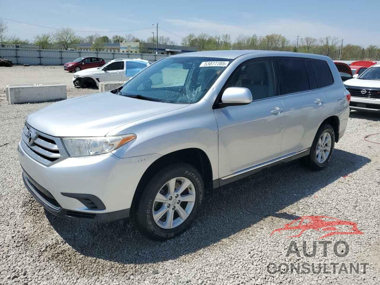 TOYOTA HIGHLANDER 2013 - 5TDZA3EH1DS039767