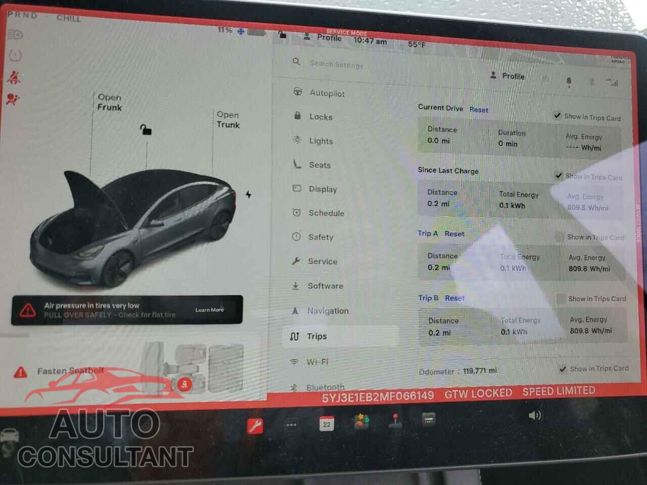 TESLA MODEL 3 2021 - 5YJ3E1EB2MF066149