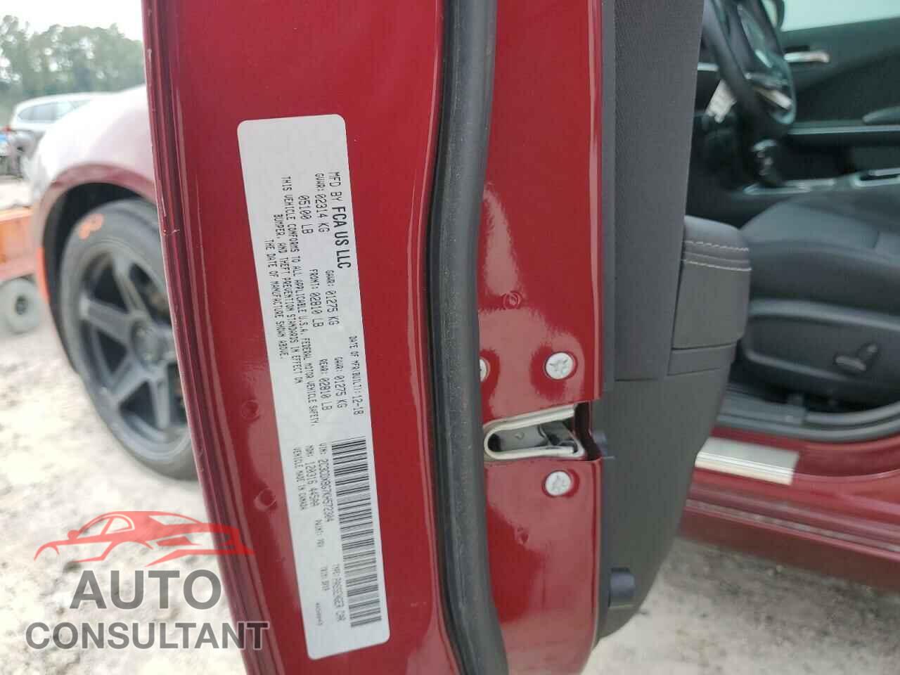 DODGE CHARGER 2019 - 2C3CDXBG7KH572304