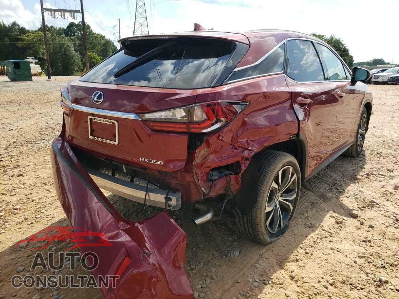 LEXUS RX350 2017 - 2T2ZZMCA5HC077016