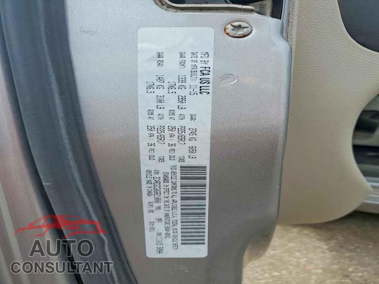 DODGE CARAVAN 2016 - 2C4RDGCG0GR210000