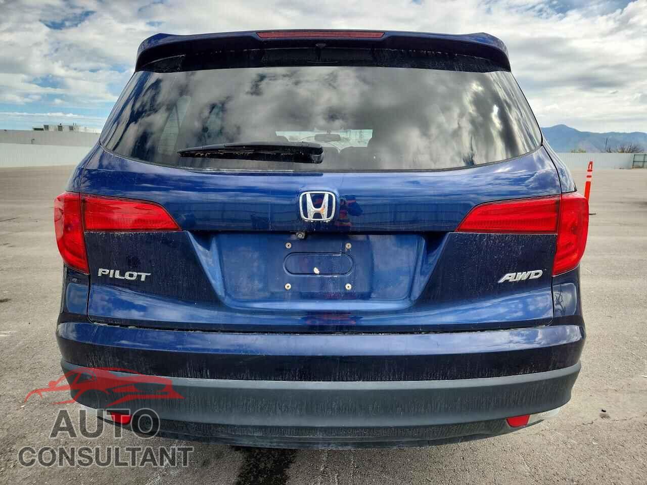 HONDA PILOT 2017 - 5FNYF6H51HB100951