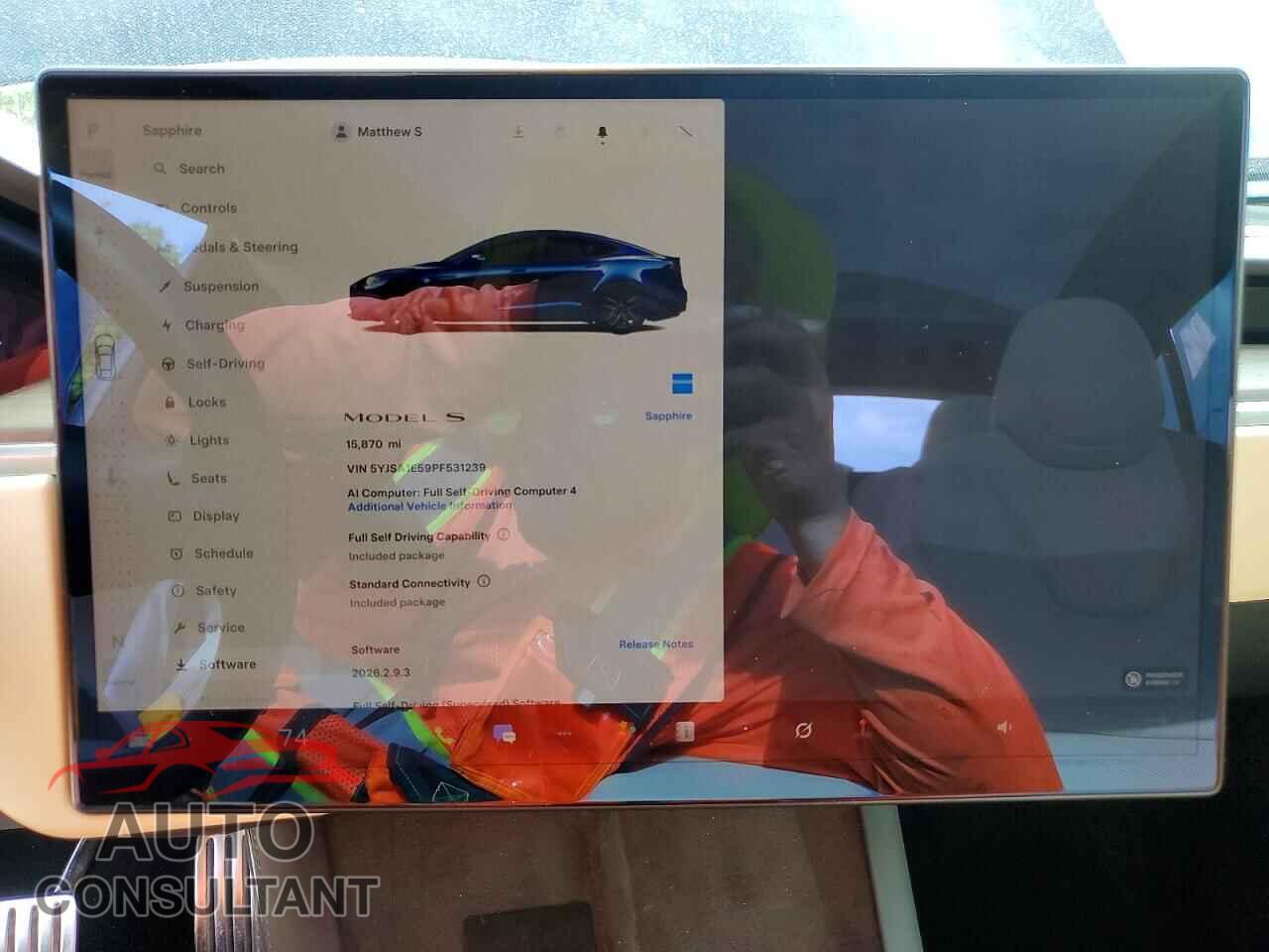 TESLA MODEL S 2023 - 5YJSA1E59PF531239