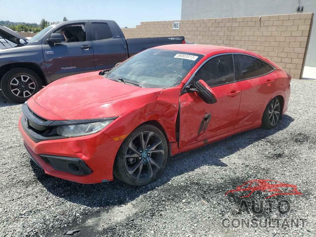 HONDA CIVIC 2019 - 2HGFC2E80KH531159