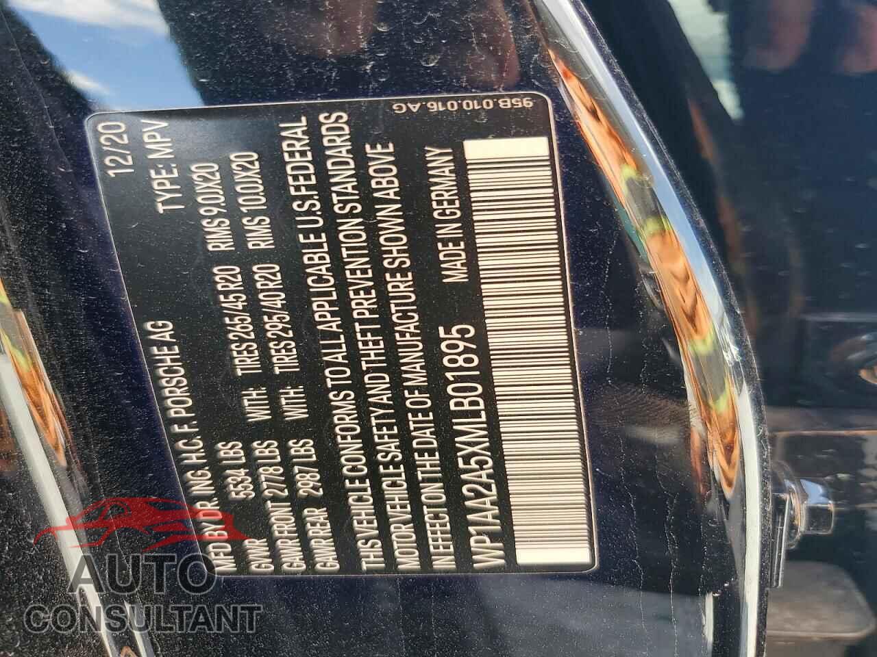 PORSCHE MACAN 2021 - WP1AA2A5XMLB01895