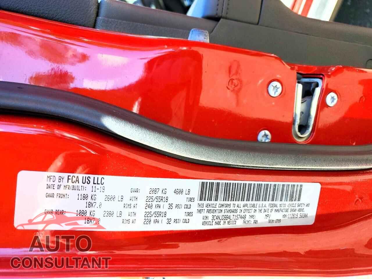 JEEP COMPASS 2020 - 3C4NJDBB4LT157448