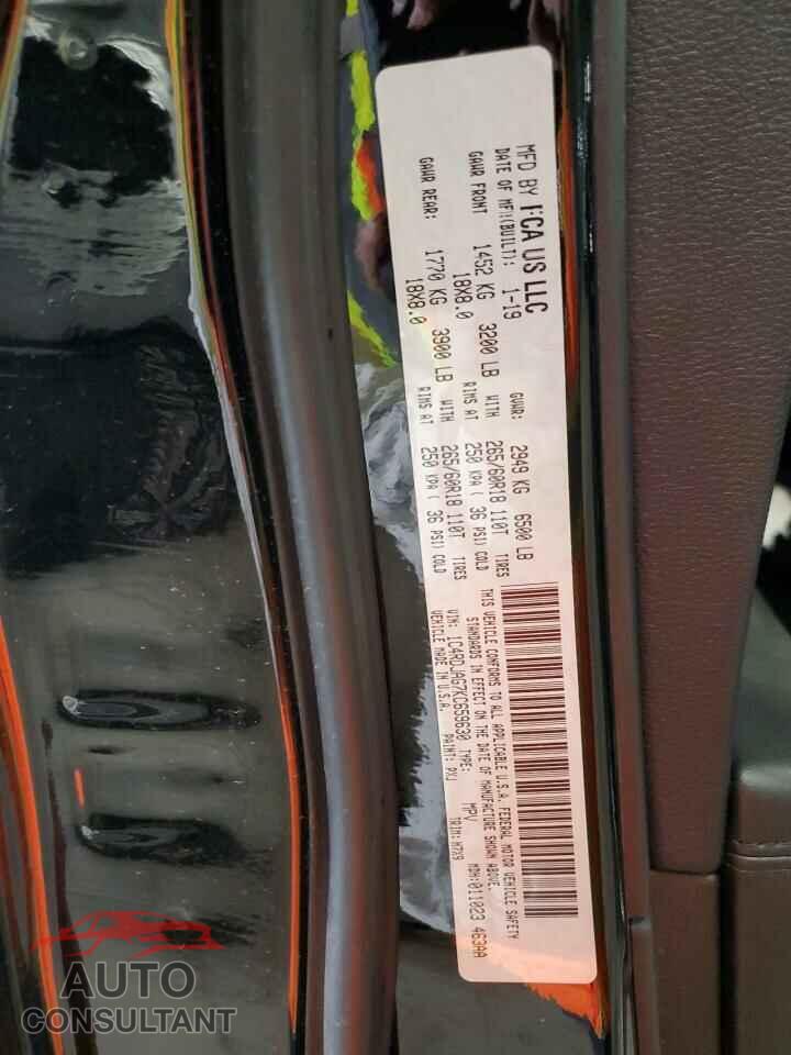 DODGE DURANGO 2019 - 1C4RDJAG7KC659630