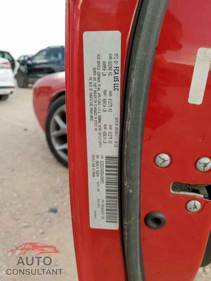 DODGE CHALLENGER 2016 - 2C3CDZAG8GH290855
