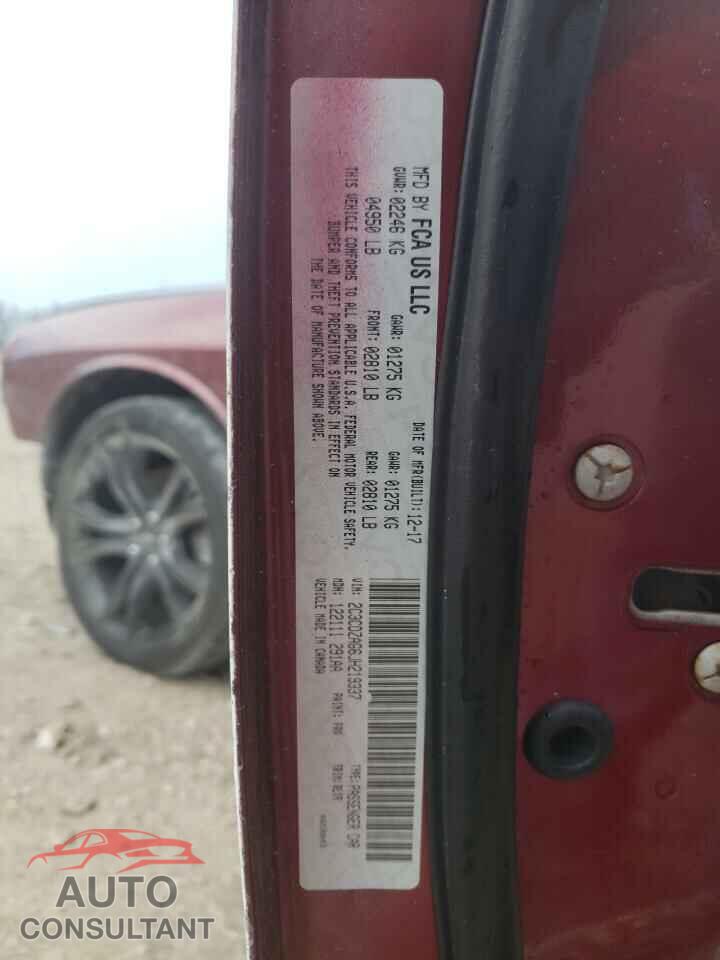 DODGE CHALLENGER 2018 - 2C3CDZAG6JH219337
