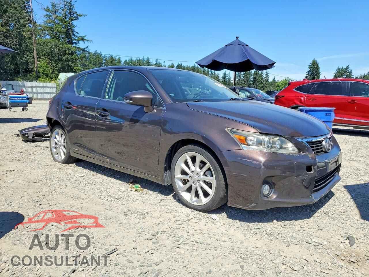 LEXUS CT 200 2012 - JTHKD5BH3C2111484