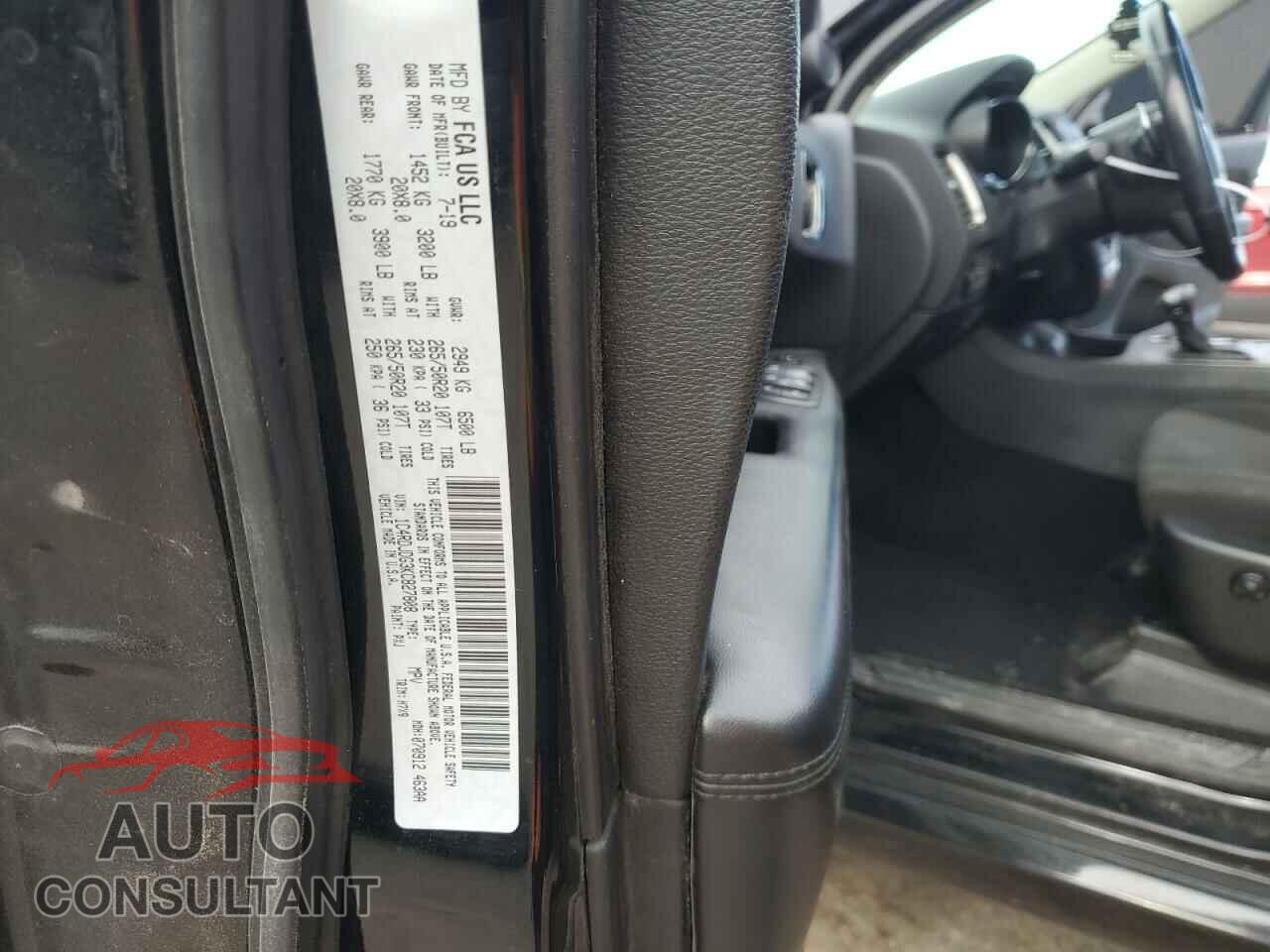 DODGE DURANGO 2019 - 1C4RDJDG3KC827808
