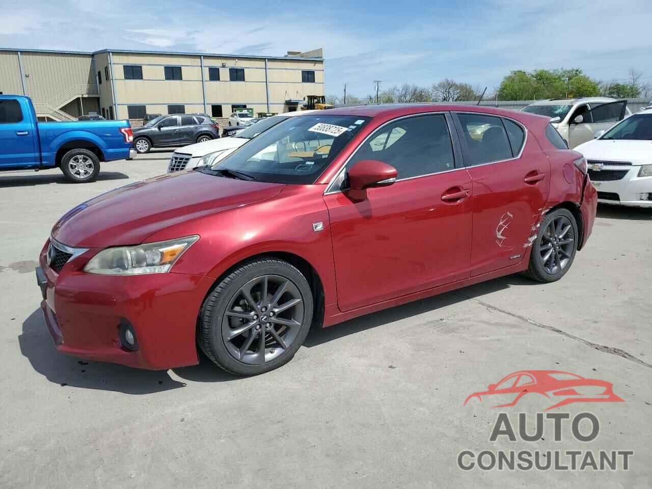 LEXUS CT 200 2012 - JTHKD5BH5C2080755