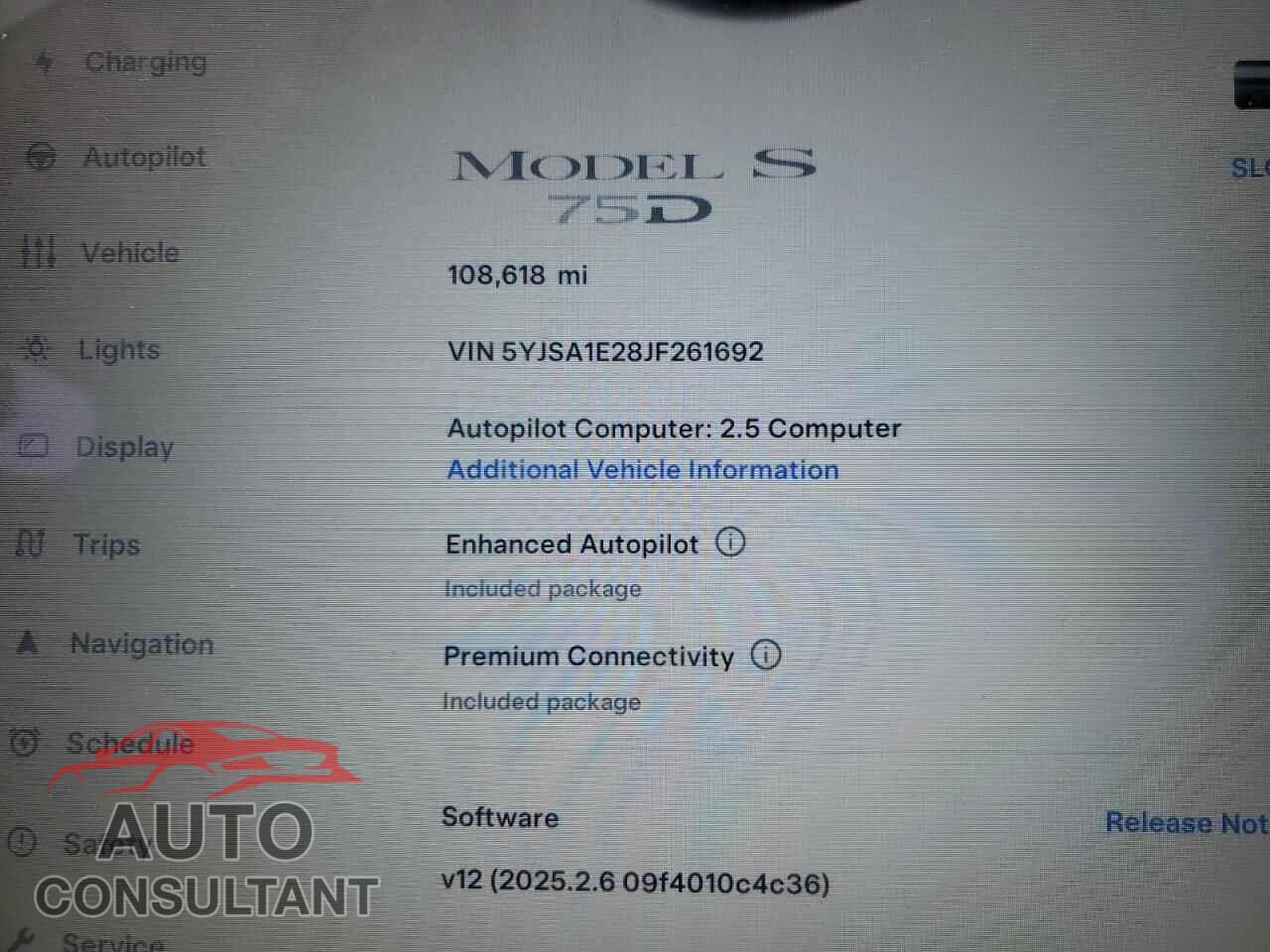 TESLA MODEL S 2018 - 5YJSA1E28JF261692