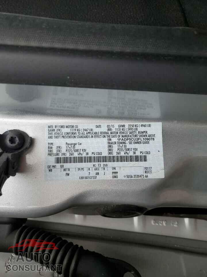 FORD CMAX 2015 - 1FADP5CU2FL109078