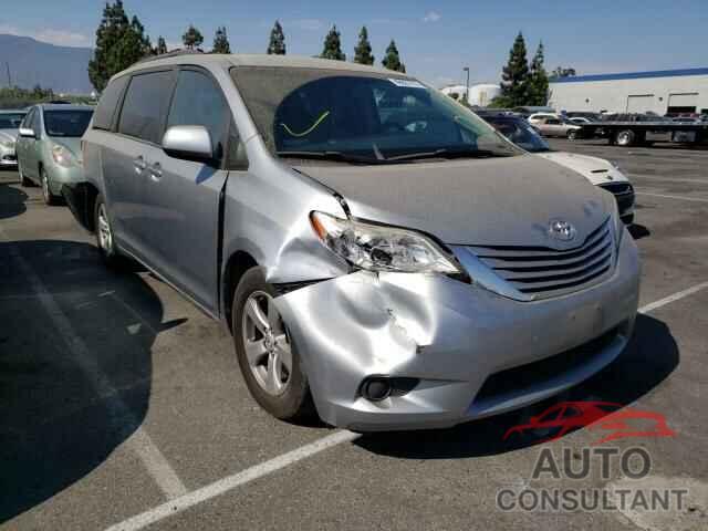 TOYOTA SIENNA 2017 - 5TDKZ3DC3HS825477