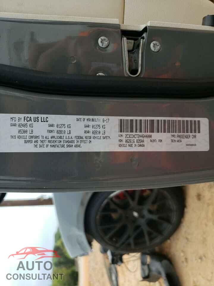 DODGE CHARGER 2017 - 2C3CDXCT2HH644000