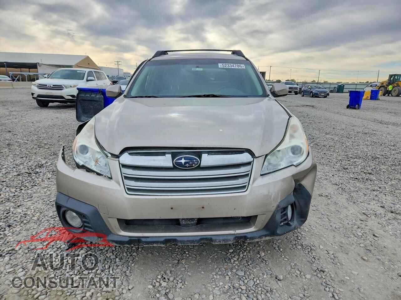 SUBARU OUTBACK 2014 - 4S4BRCCC7E3206424