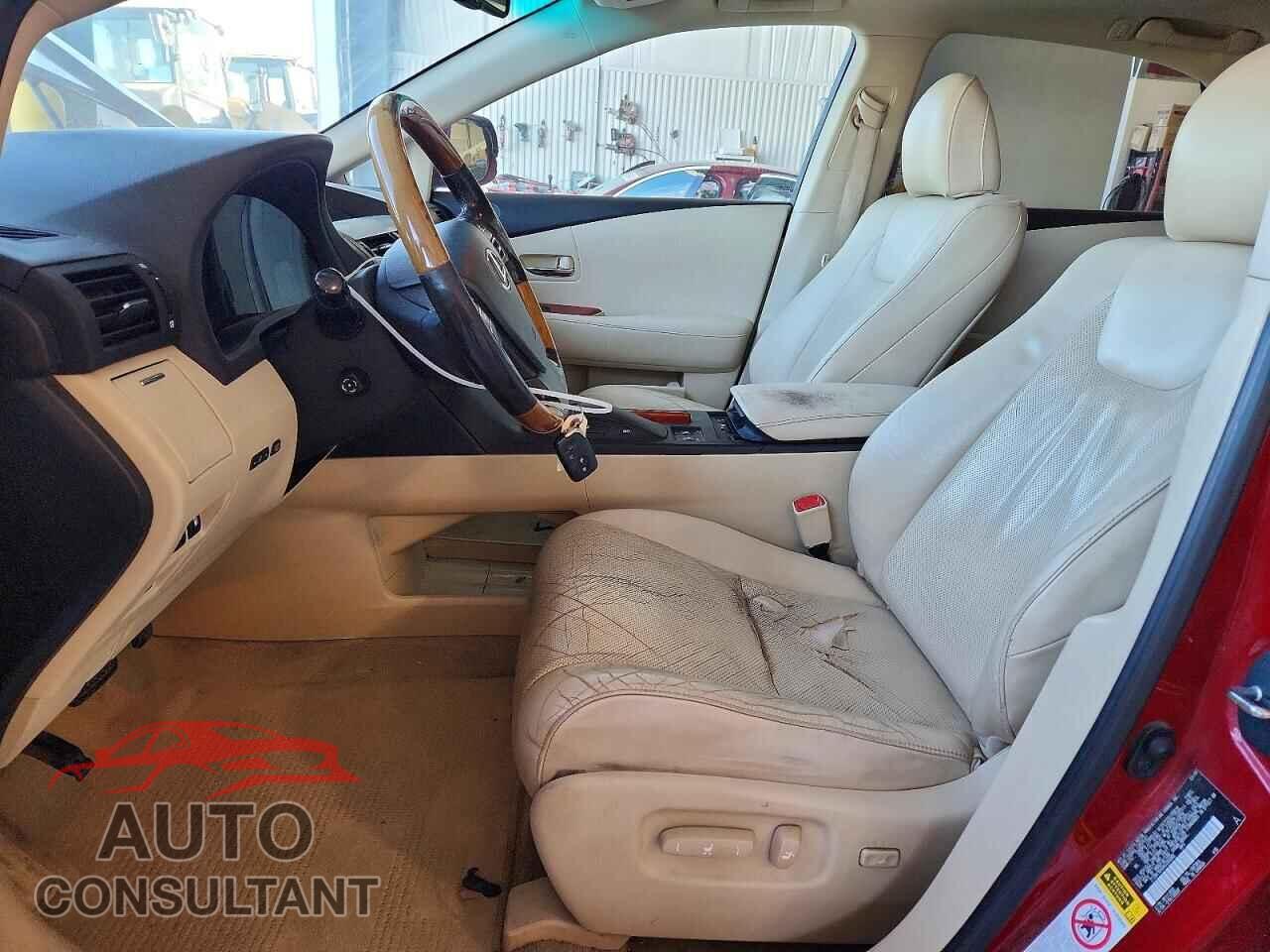LEXUS RX350 2010 - 2T2BK1BA6AC006886