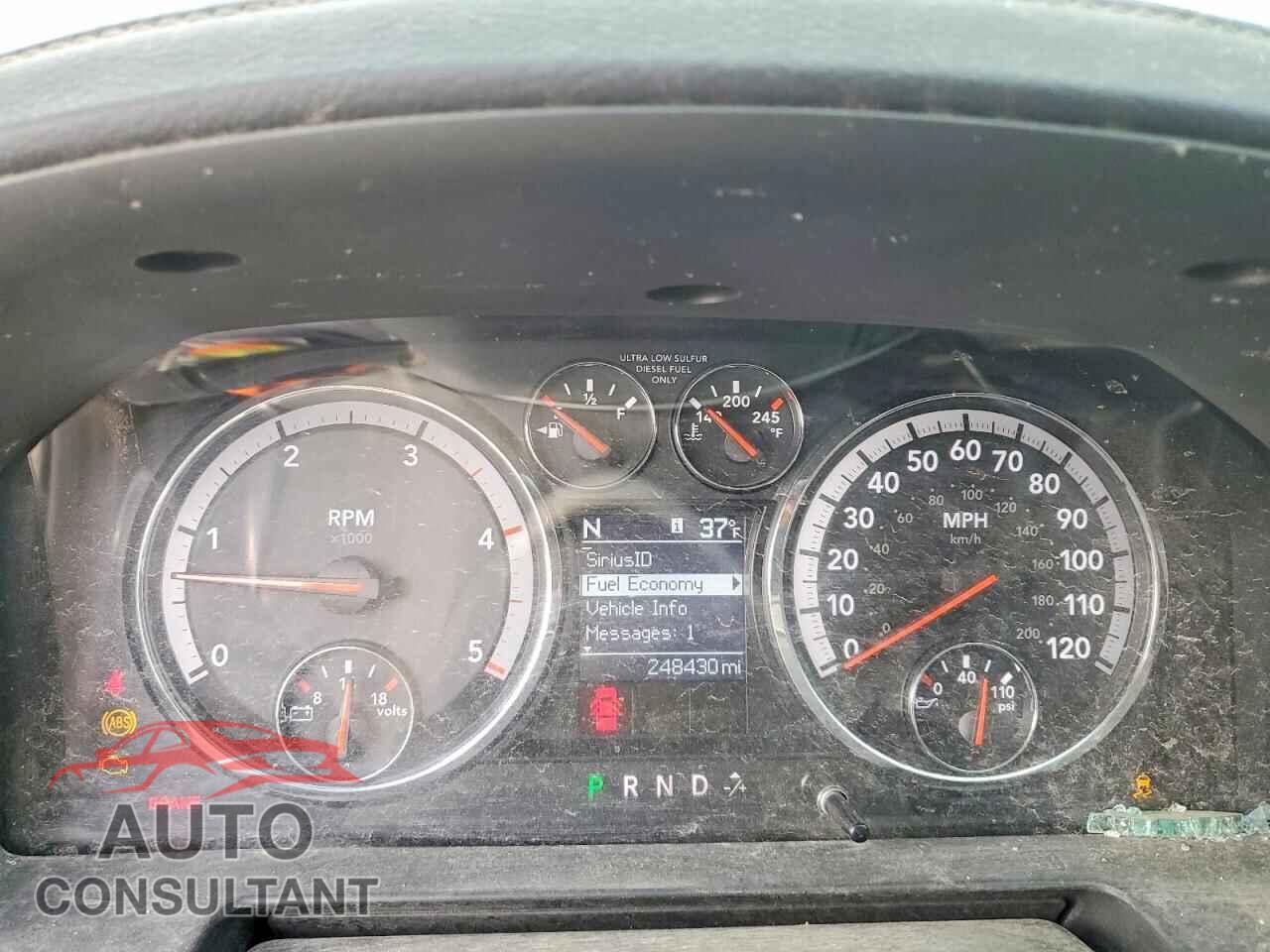 DODGE RAM 3500 2012 - 3C63D3JL4CG262249