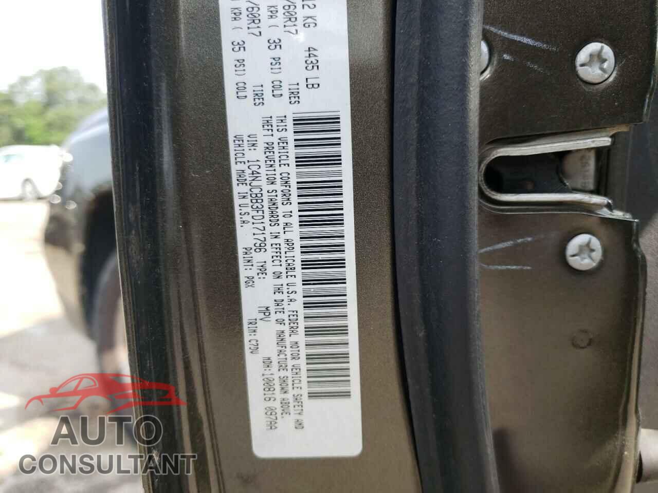 JEEP COMPASS 2015 - 1C4NJCBB3FD171796