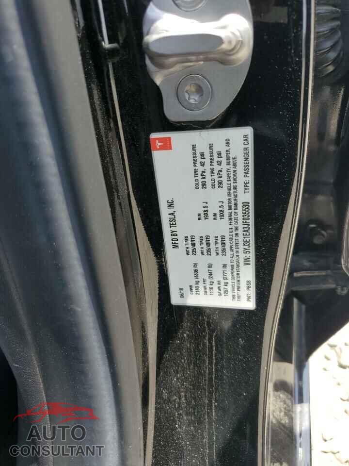 TESLA MODEL 3 2018 - 5YJ3E1EA3JF035530
