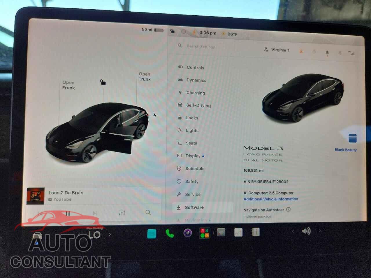 TESLA MODEL 3 2018 - 5YJ3E1EB4JF128002