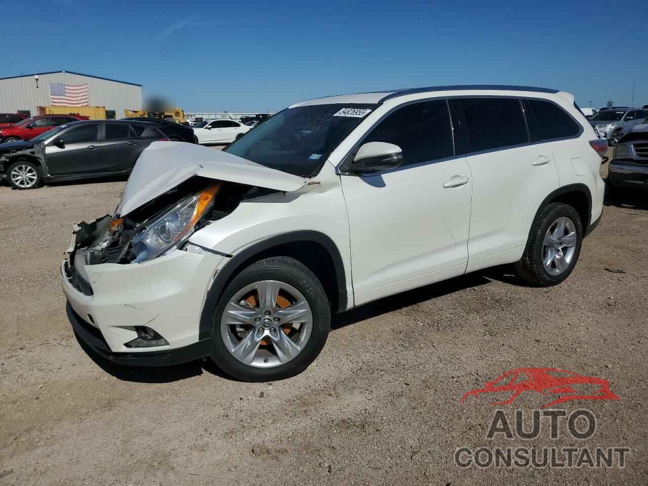 TOYOTA HIGHLANDER 2016 - 5TDYKRFH8GS153652