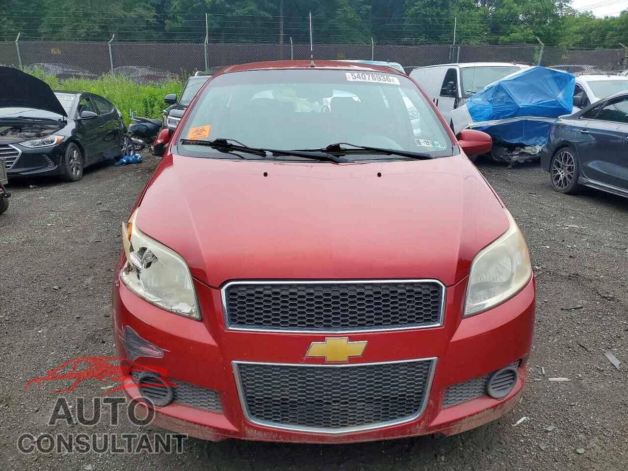 CHEVROLET AVEO 2011 - KL1TD6DE2BB143492