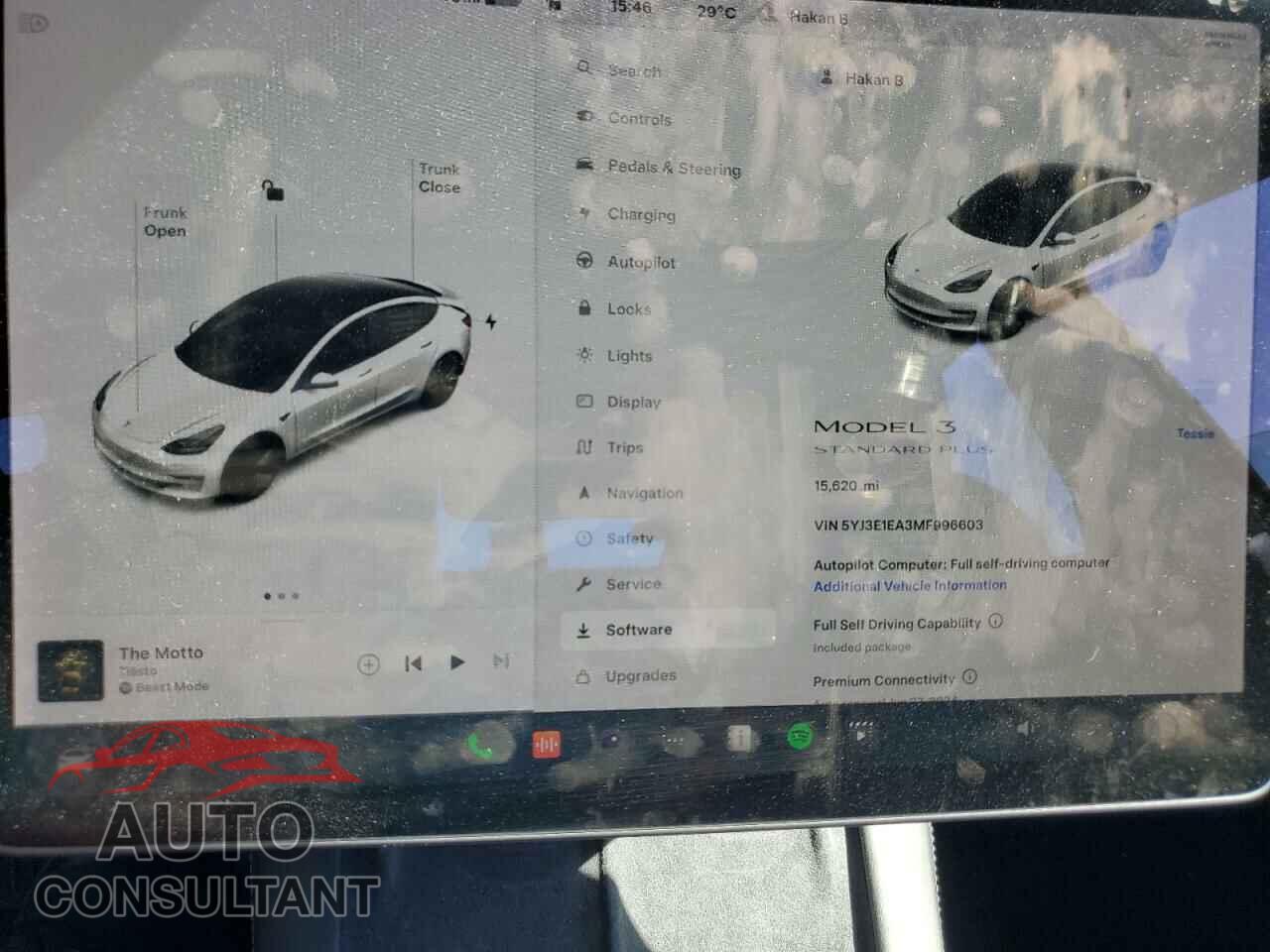 TESLA MODEL 3 2021 - 5YJ3E1EA3MF996603