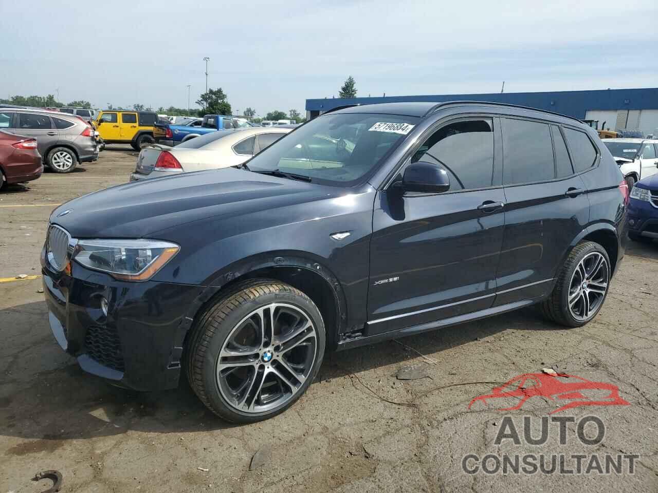 BMW X3 2016 - 5UXWX7C54G0K36066