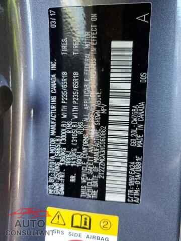 LEXUS RX350 2017 - 2T2ZZMCA3HC060862