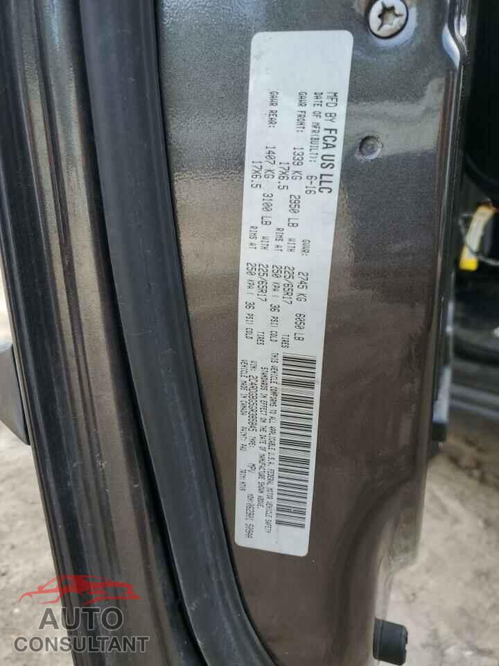 DODGE CARAVAN 2016 - 2C4RDGBG5GR385845